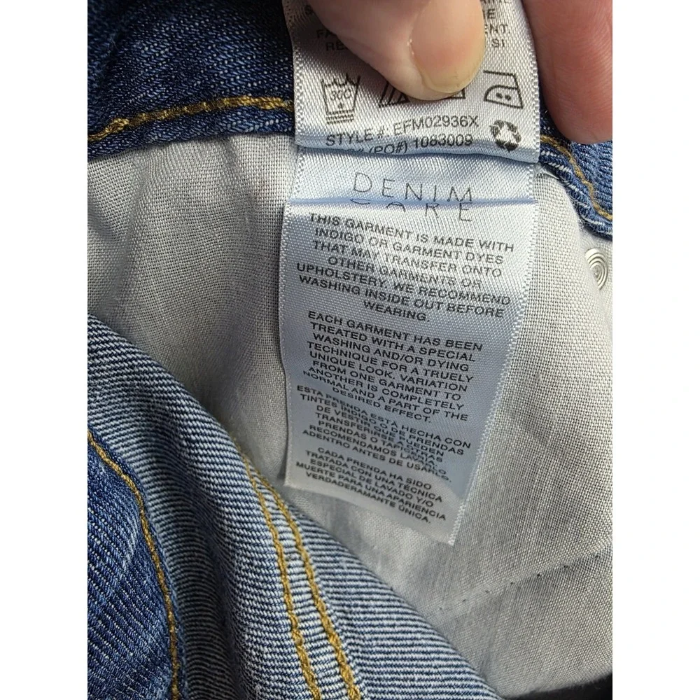 Kensie Distressed True Vintage The Slim Jeans Women's Size 8/29 Blue Denim (108)